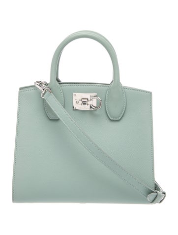 Leather Top Handle Bag