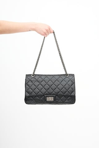 2011 Black Leather 2.55 Reissue 227 Flap Bag