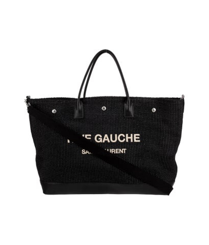 Saint Laurent Laurent Raffia Tote 2023