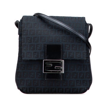 Calf Leather Zucchino Canvas Crossbody