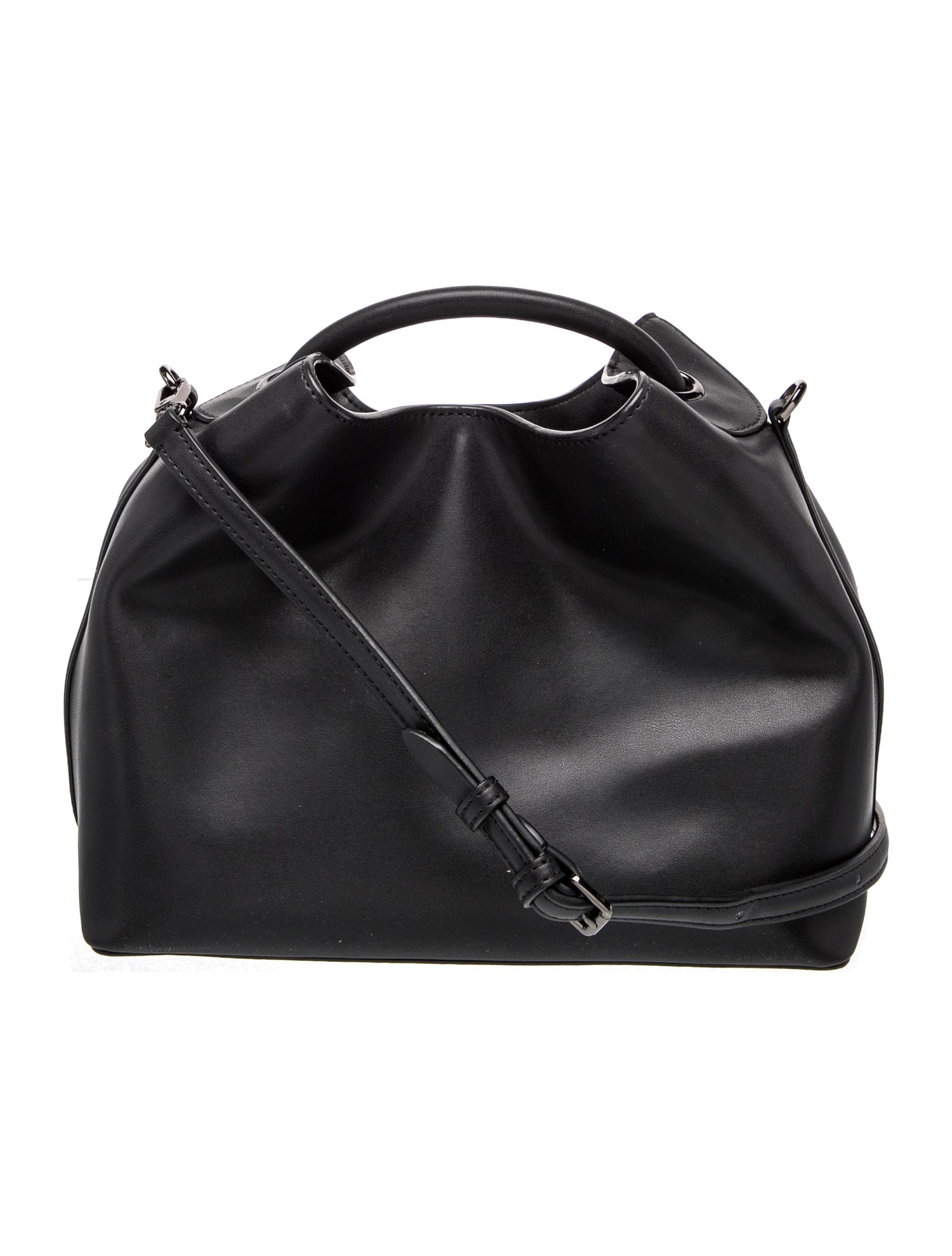Leather Top Handle Bag