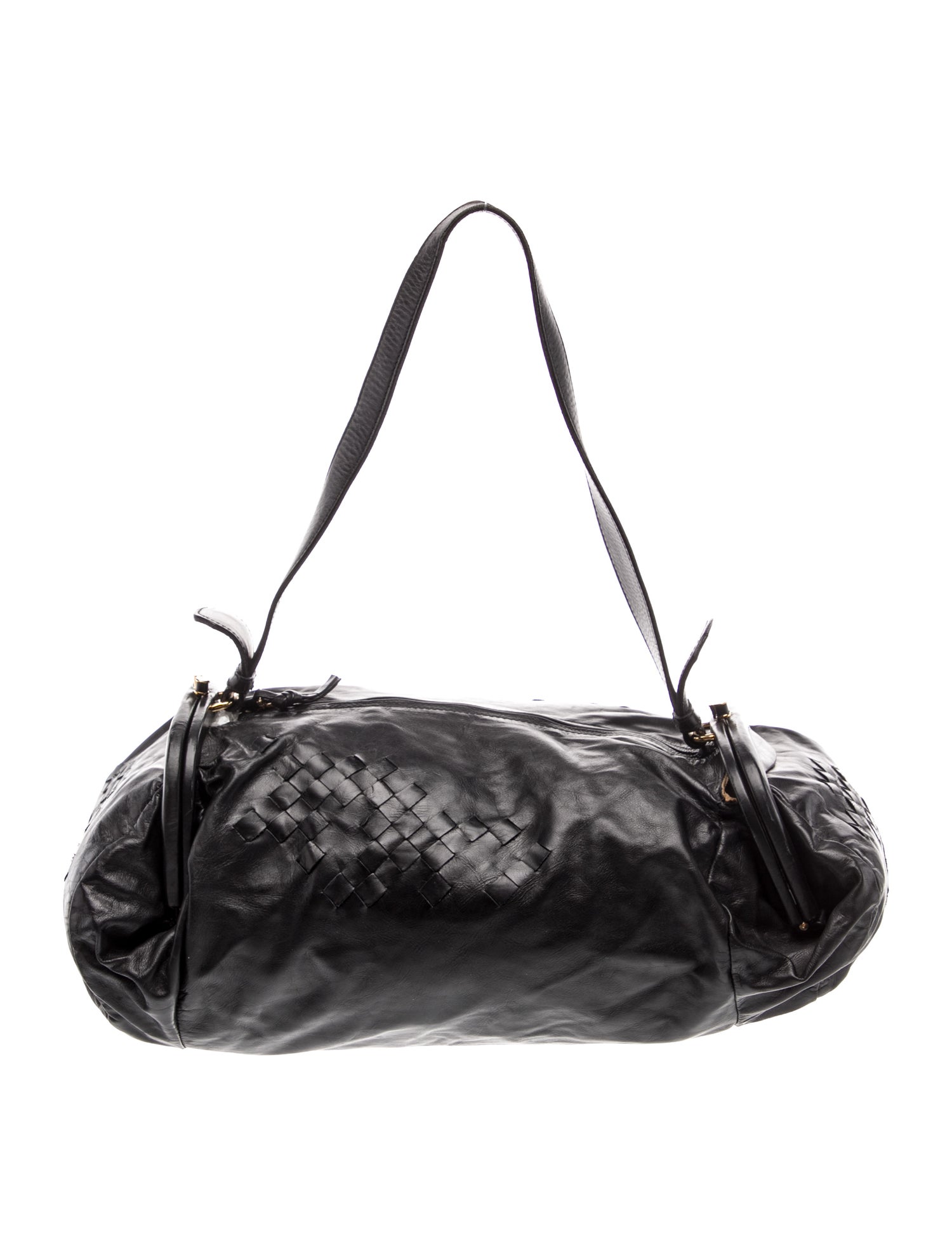 Intrecciato Kiss-Lock Duffel Tote Medium