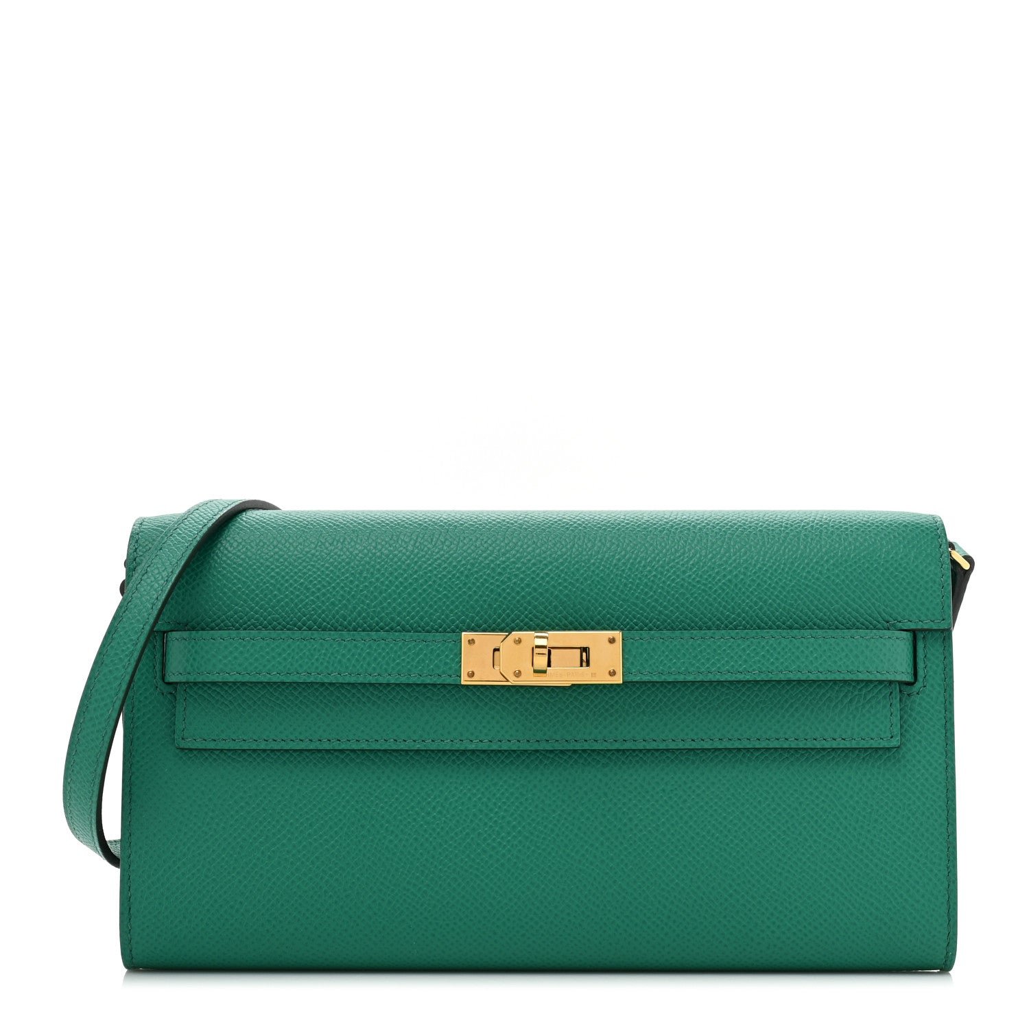 Hermes Epsom Kelly Wallet To Go Vert Jade