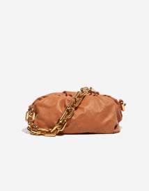 Bottega Veneta 
		Chain Pouch Calf Teak    