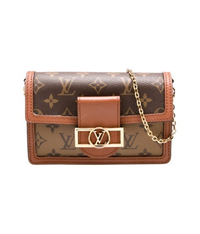 Louis Vuitton Vuitton Lv Monogram Dauphine Chain Wallet