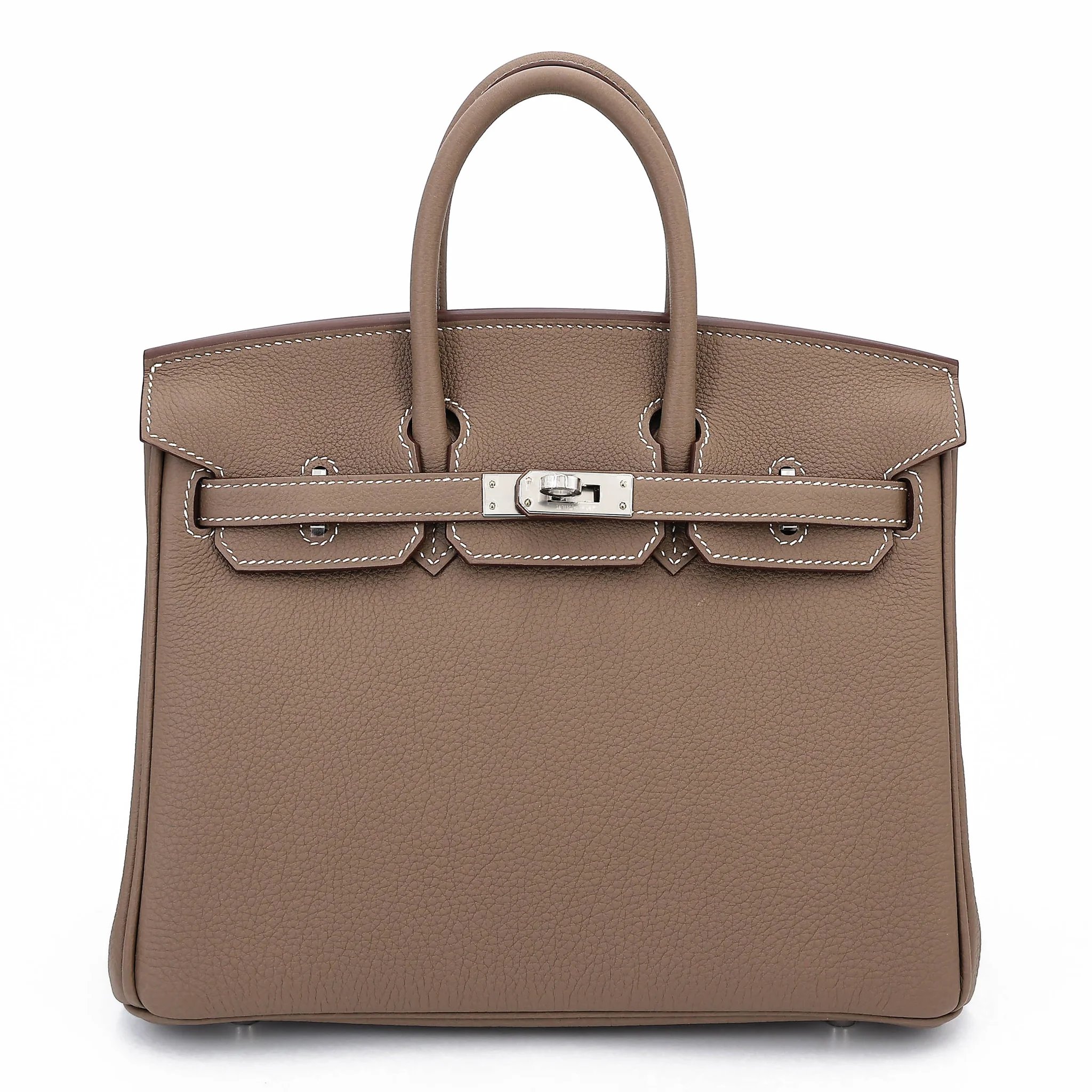 Brand New ( Rank N ) HERMÈS Birkin 25 Etoupe (18) Togo Palladium hardware G (2026)