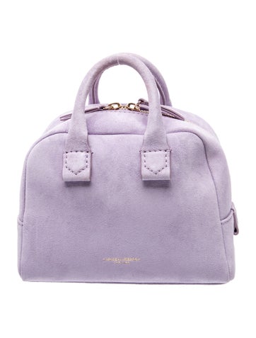 Carolina Herrera Suede Top Handle Bag w/ Tags