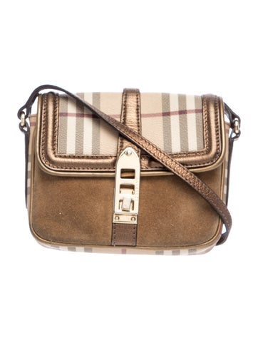 Burberry Haymarket Check Crossbody Bag