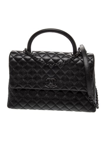 So Black Medium Coco Handle Bag