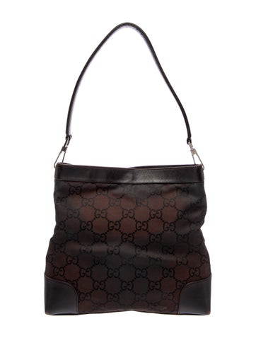 GG Nylon GG Canvas Shoulder Bag