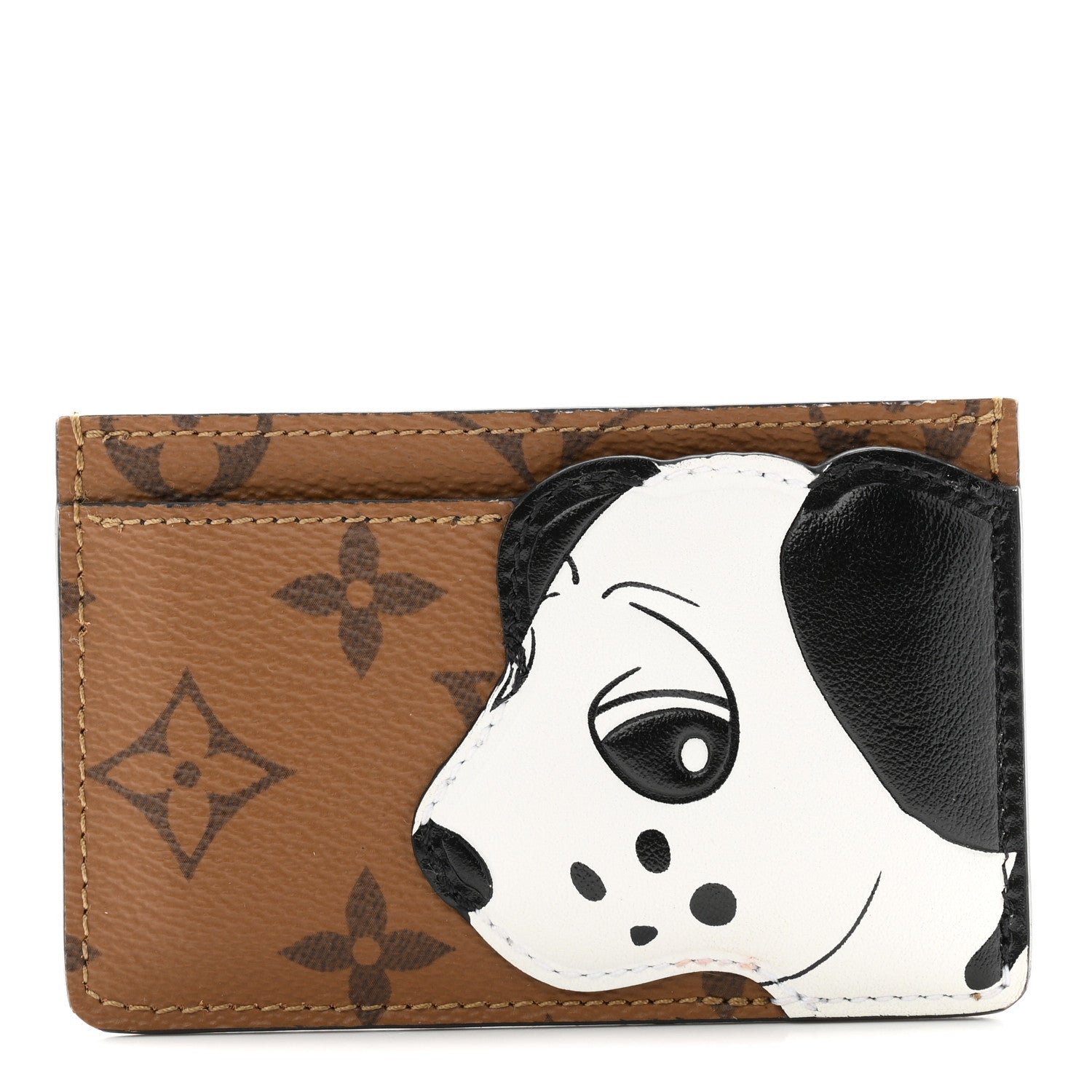 Louis Vuitton Animogram Reverse Monogram Dalmatian Card Holder