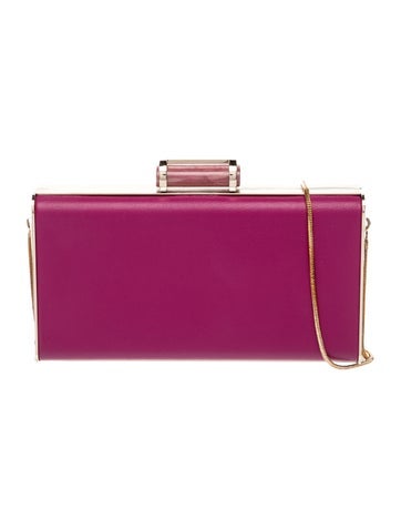 Carolina Herrera Leather Clutch