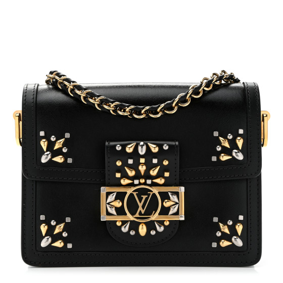 Louis Vuitton Epi Mini Dauphine Embellished Black