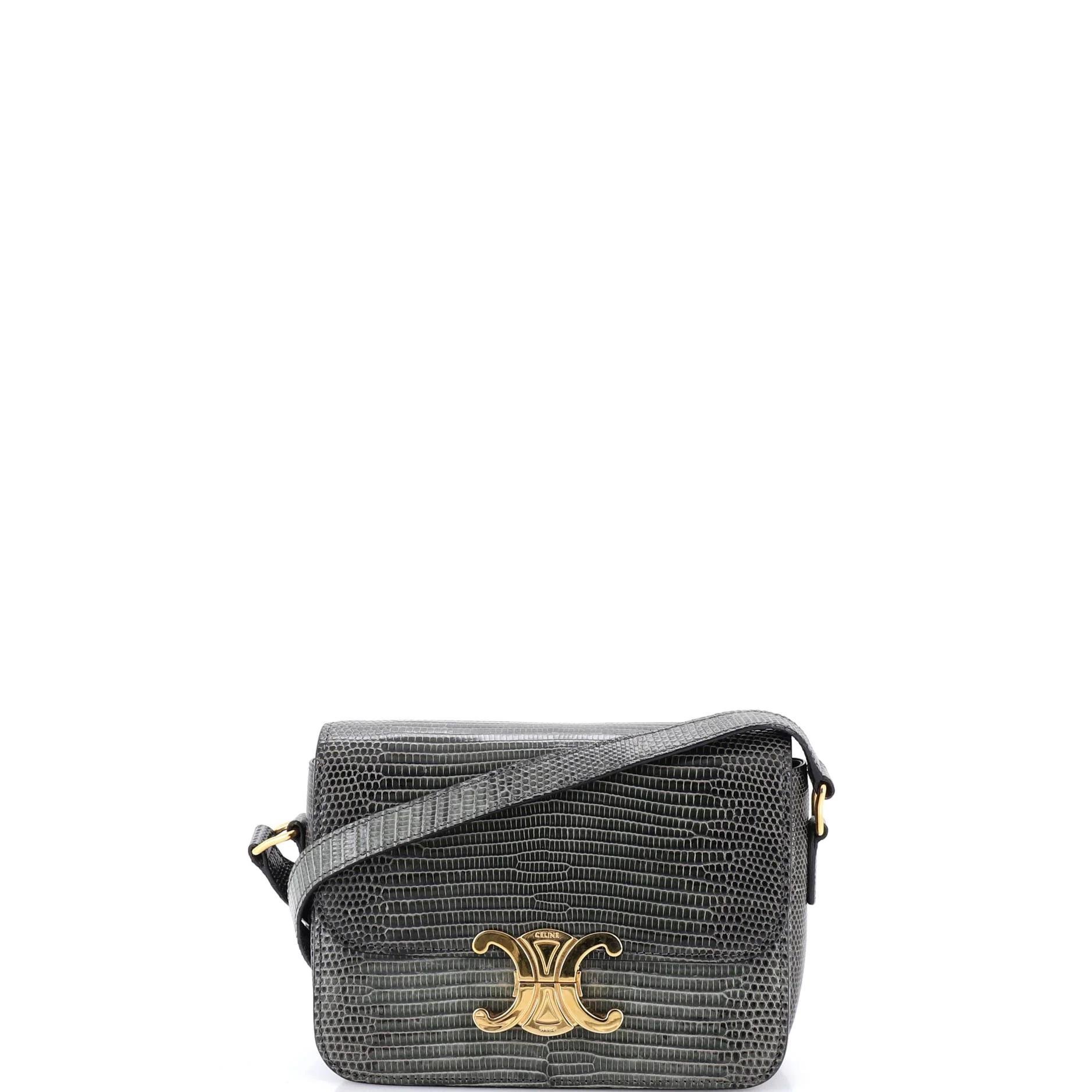 Lizard crossbody bag
