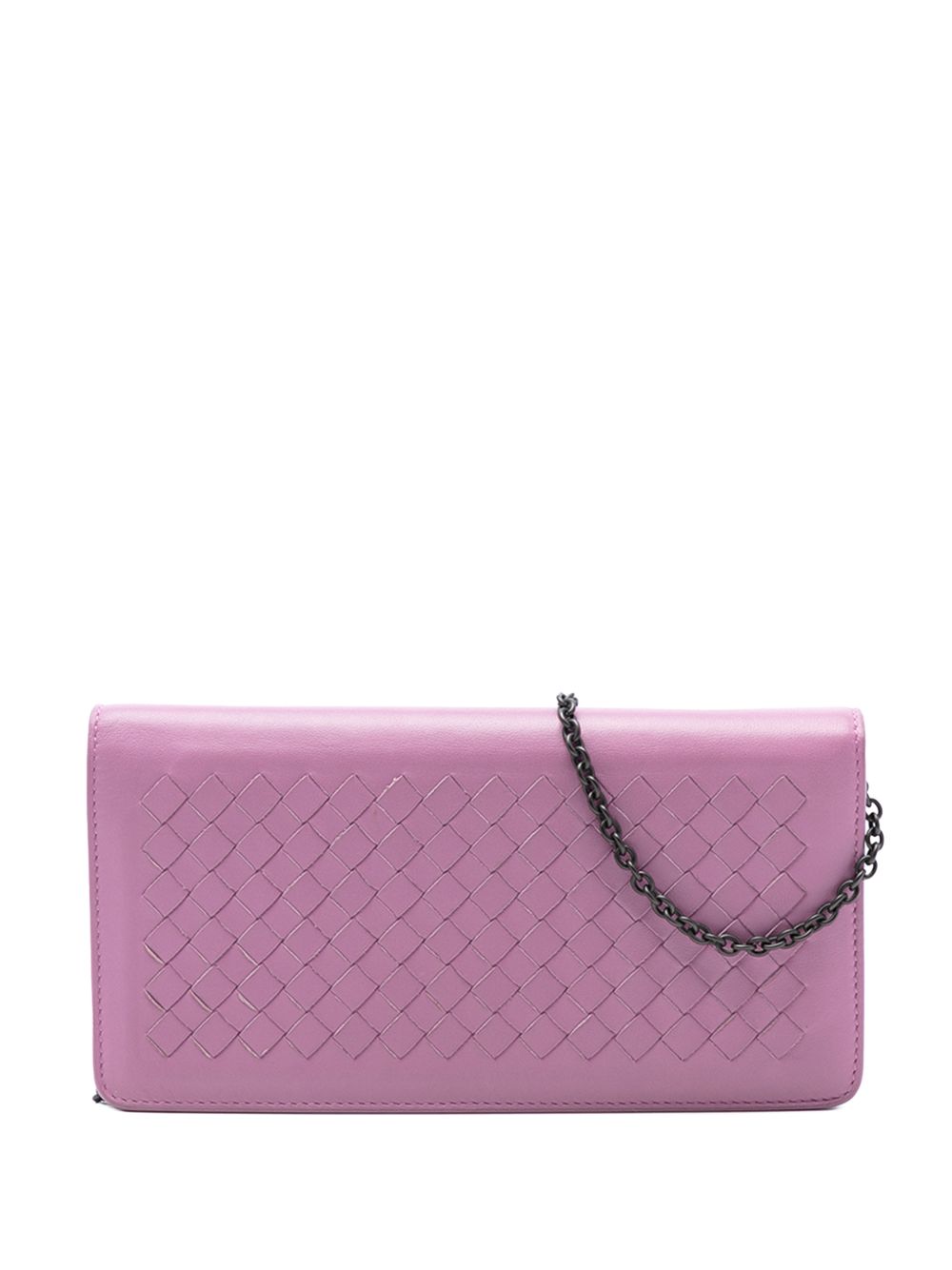 2012-2025 Nappa Intrecciato Continental Wallet on Chain crossbody bag