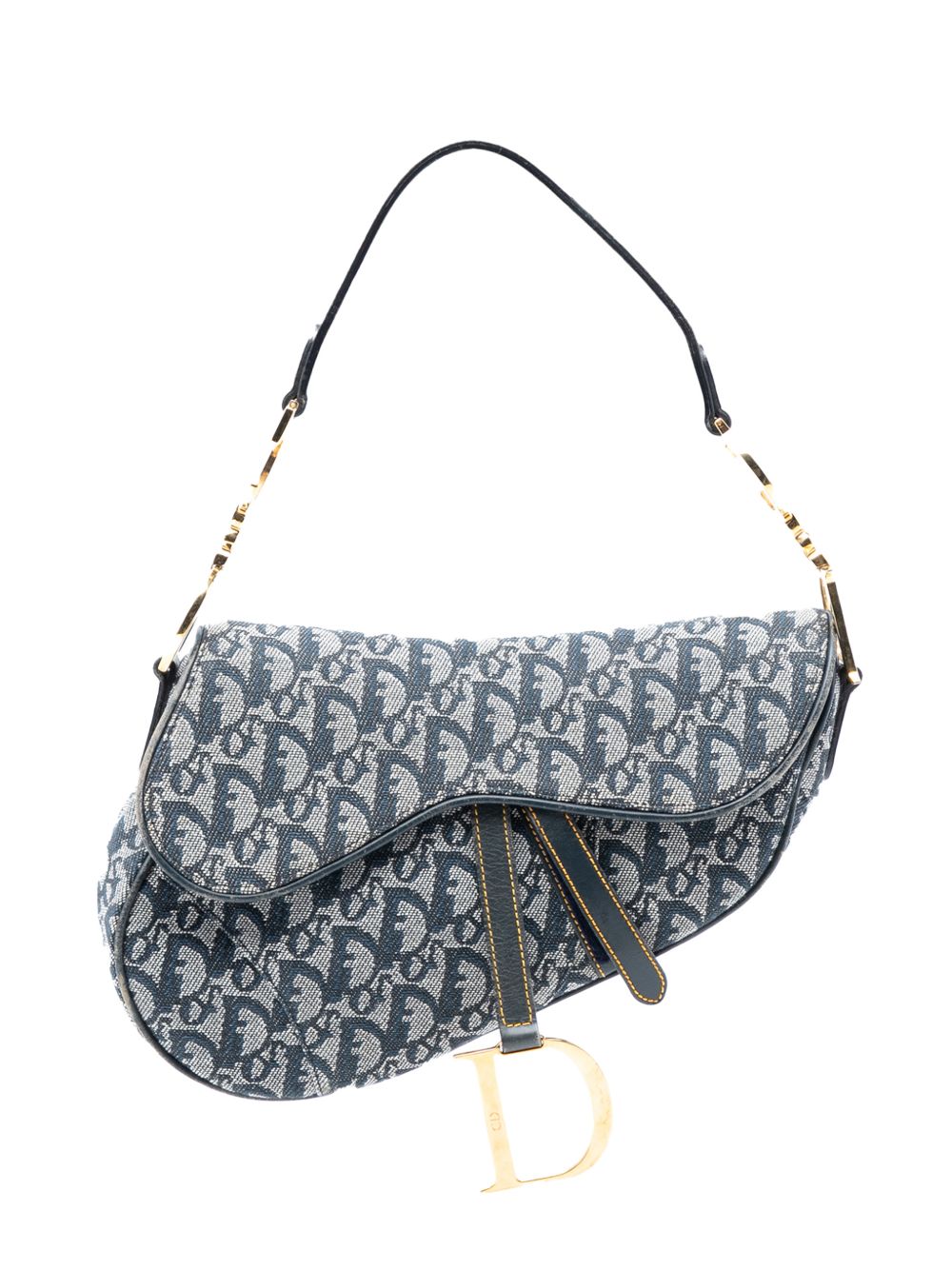 2001 Oblique Canvas Saddle Bag shoulder bag