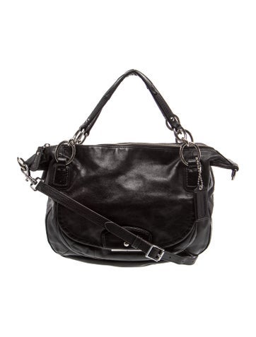 Leather Top Handle Bag