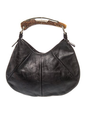 Leather Mombasa Hobo Bag Small Vintage