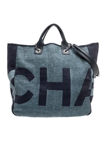 Raffia Maxi Deauville Shopping Tote