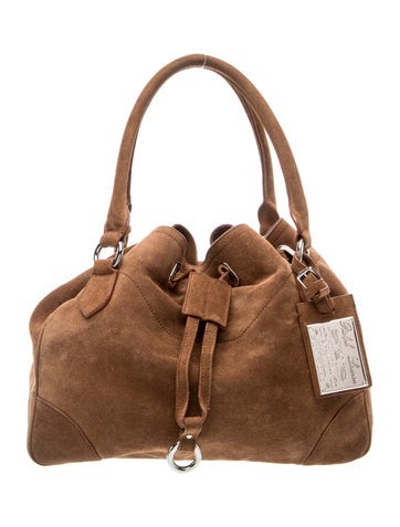 Suede Bucket Bag