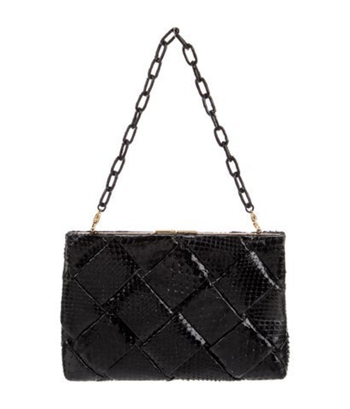 Nancy Gonzalez Gonzalez Python Top Handle Bag
