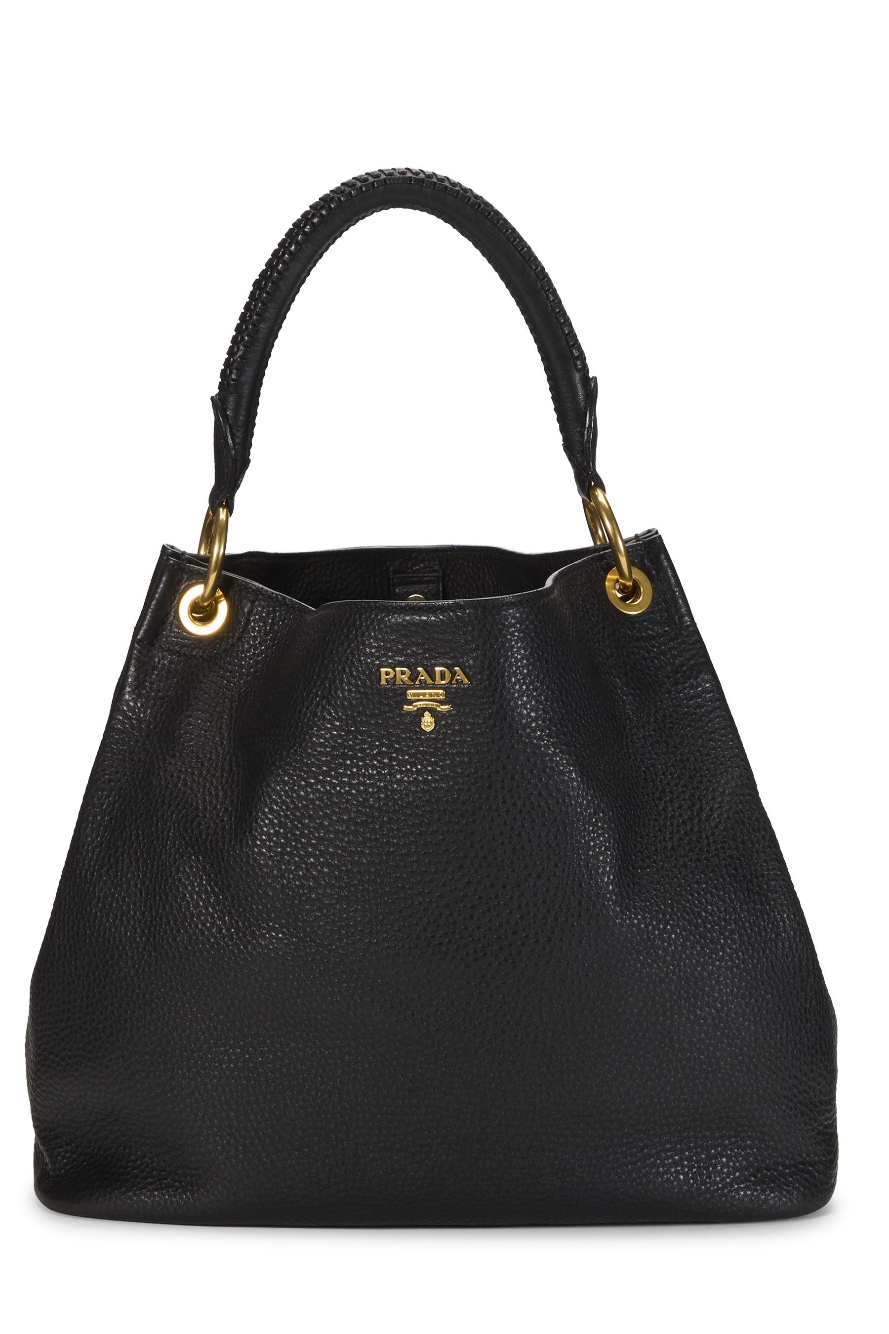 Black Vitello Daino Hobo