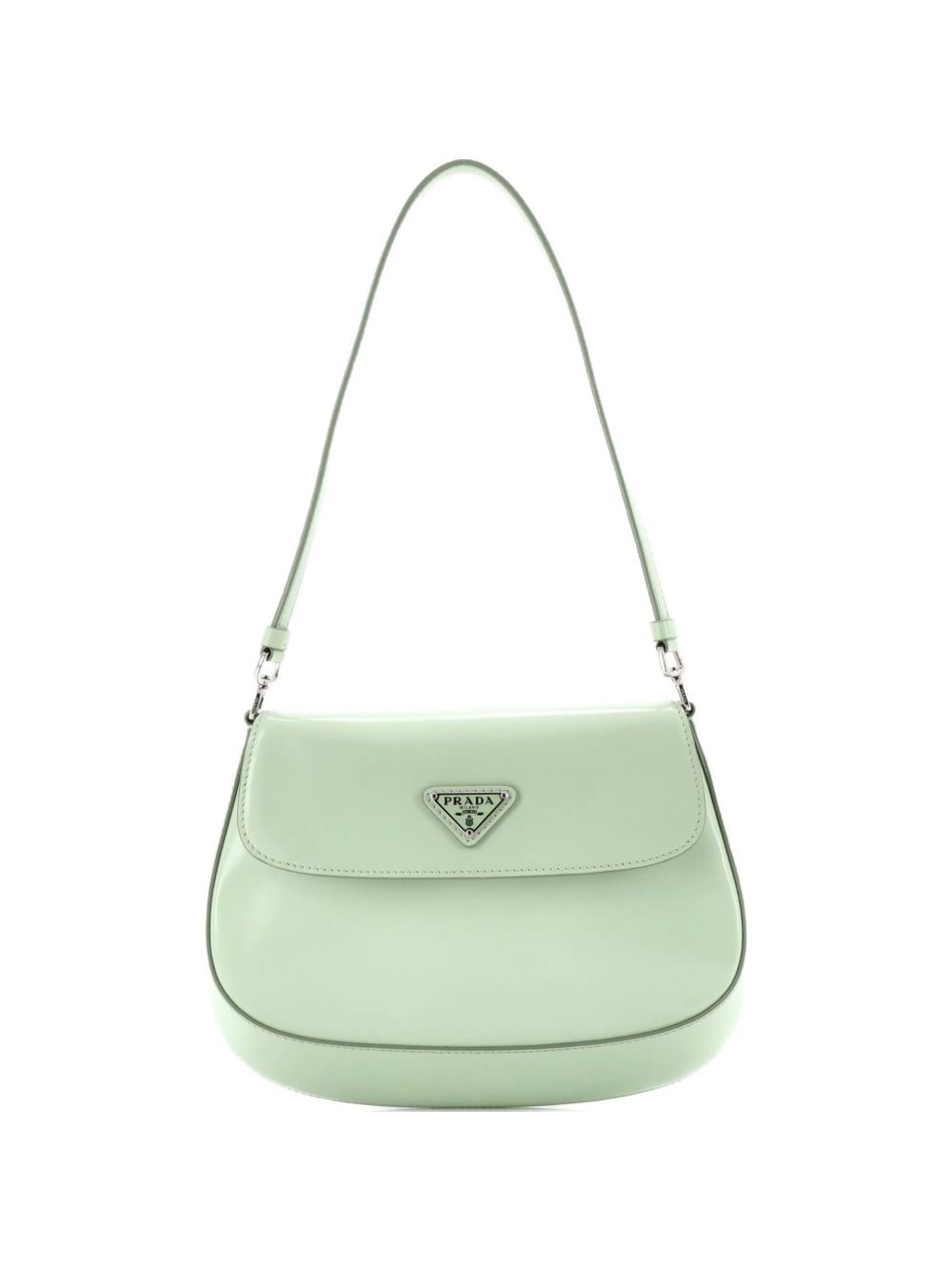 Cleo Flap Shoulder Bag Spazzolato Leather Small hobo bag