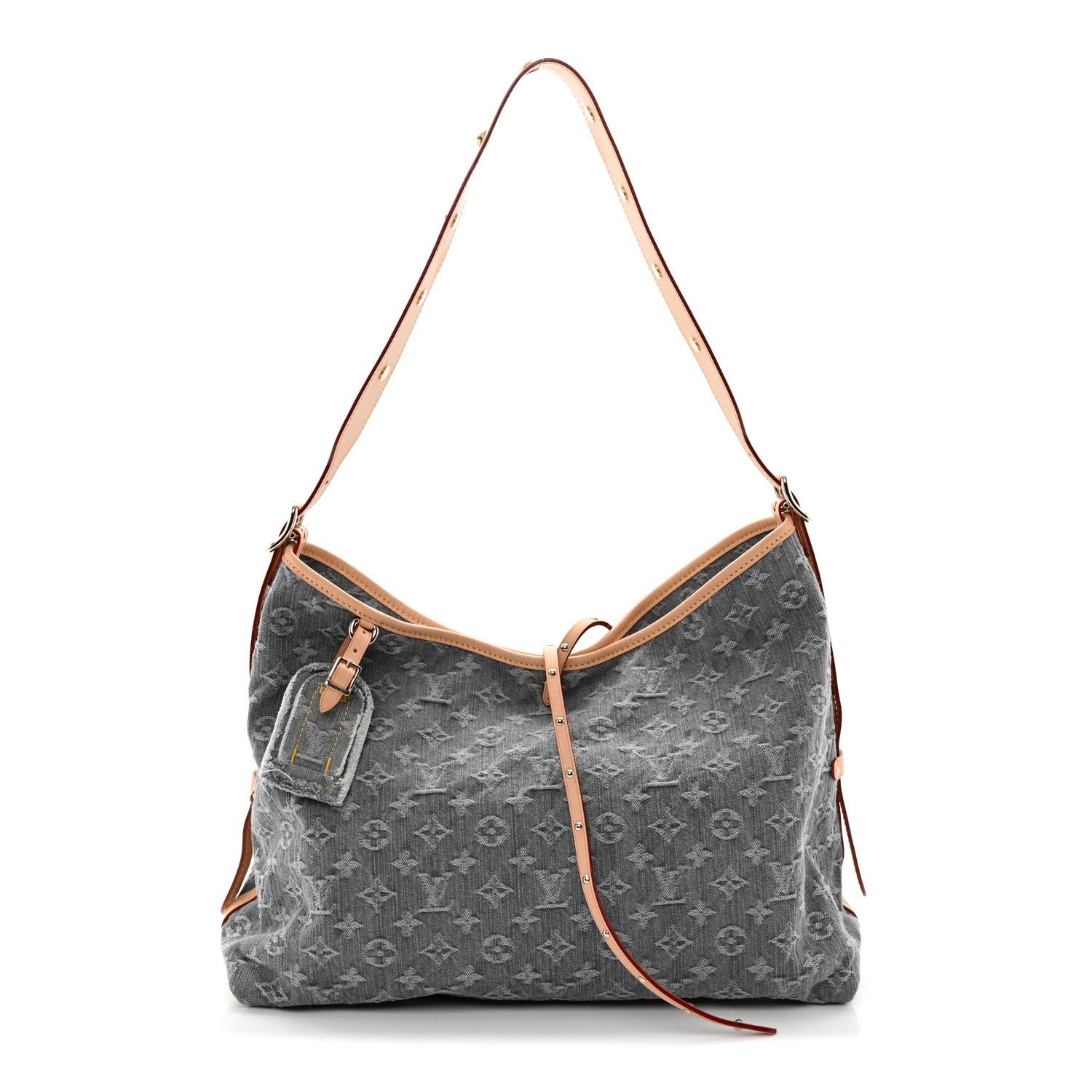 Louis Vuitton Monogram Denim CarryAll MM Washed Grey