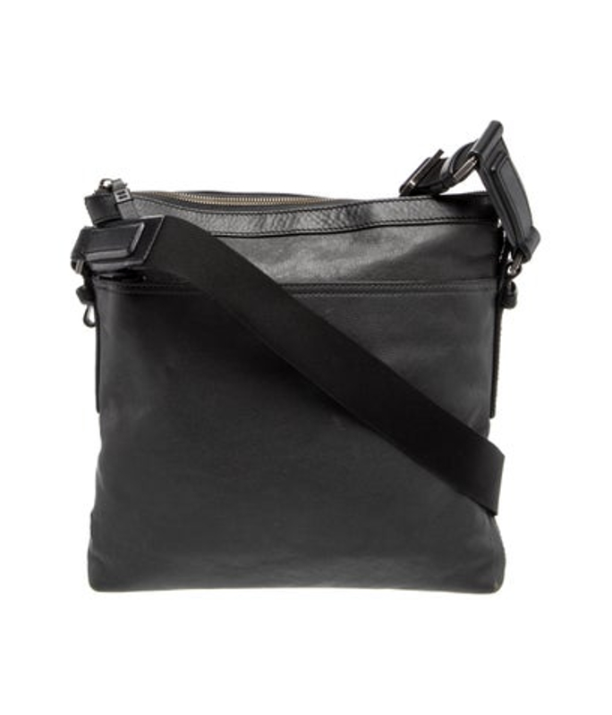 Tumi Leather Messenger Bag