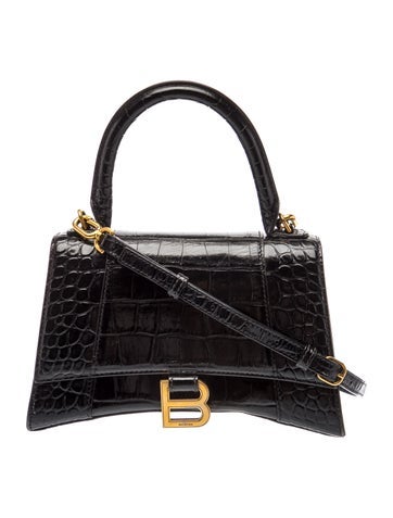 Embossed Leather Hourglass Small