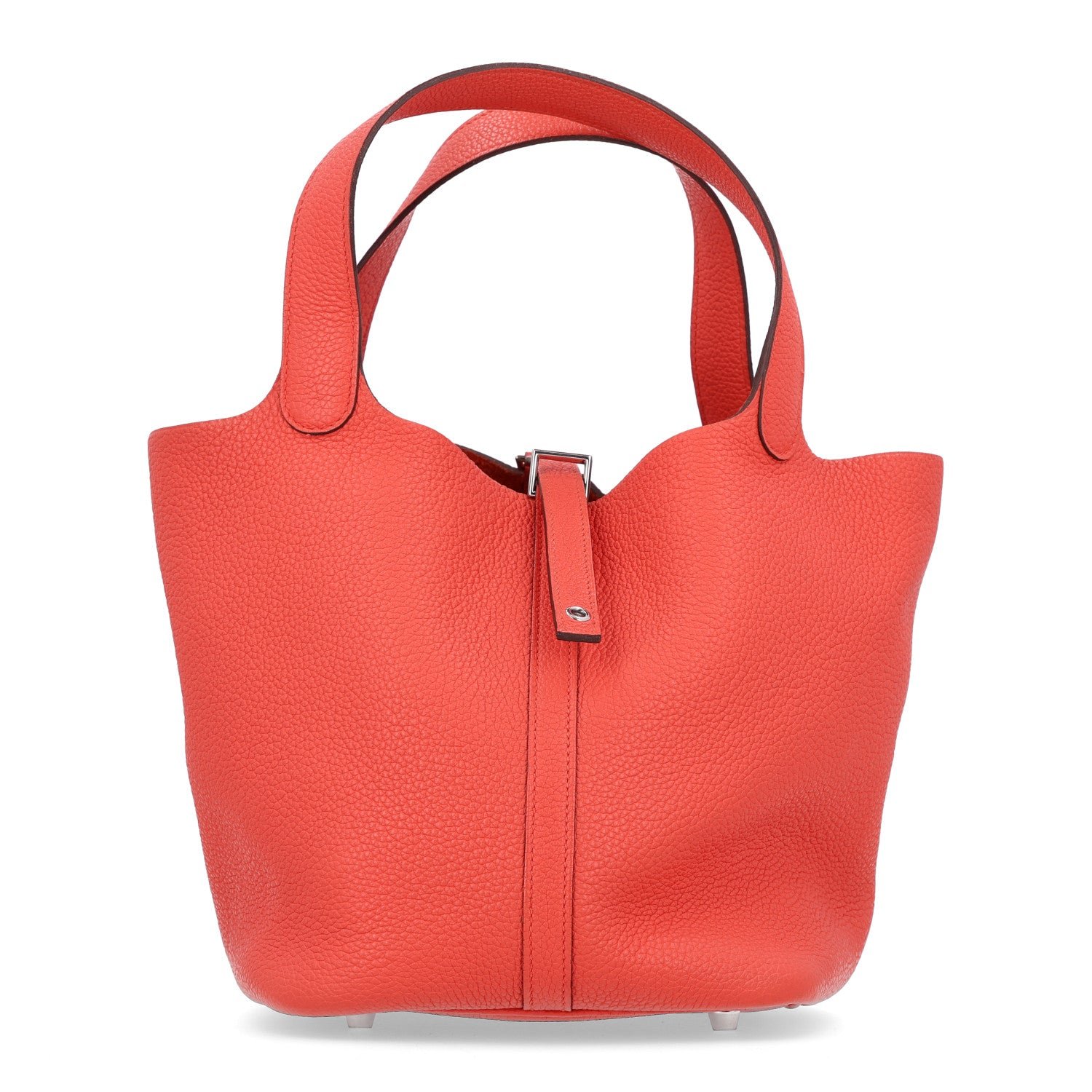 Hermes Taurillon Clemence Picotin Lock 22 MM Capucine