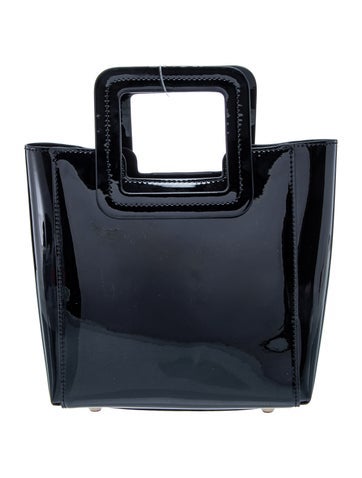 Patent Leather Top Handle Bag