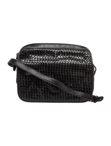 Leather Intrecciato crossbody Vintage