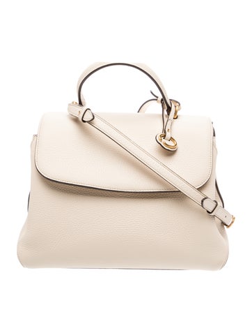 Leather Top Handle Bag