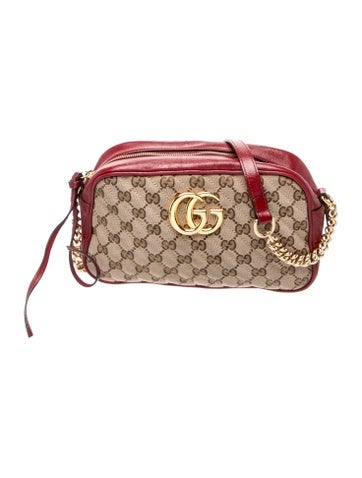 GG Canvas Marmont Small