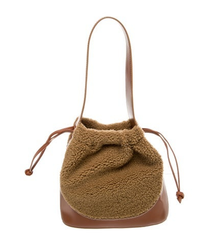 Staud Shearling Bucket Bag