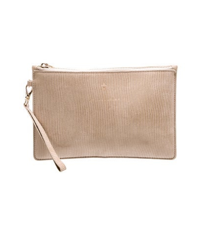 M2Malletier Leather Clutch