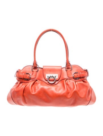 Leather Top Handle Bag