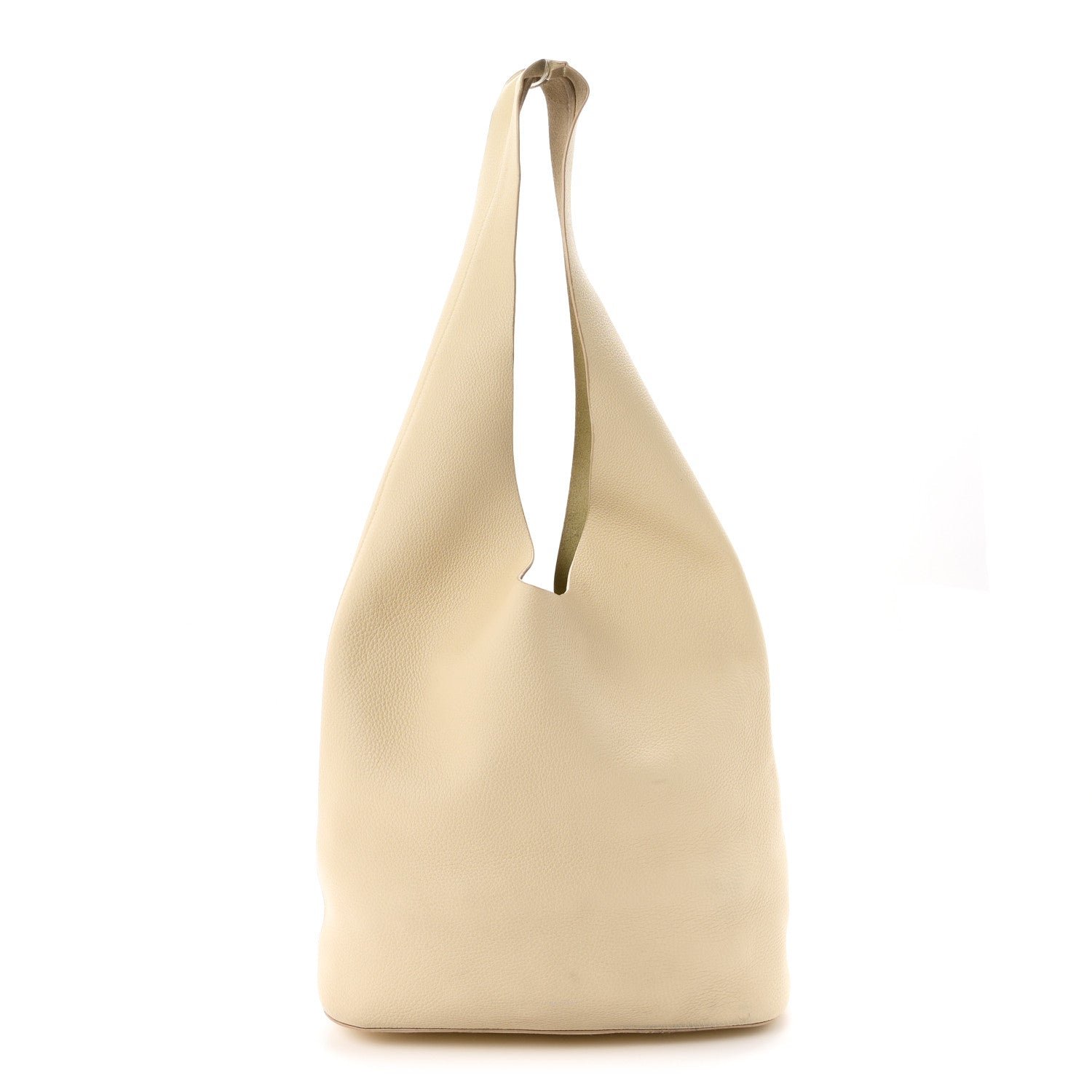The Row Grained Calfskin Bindle Three Bag Ivory