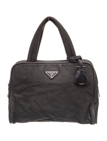 Tessuto Nylon Top Handle Bag