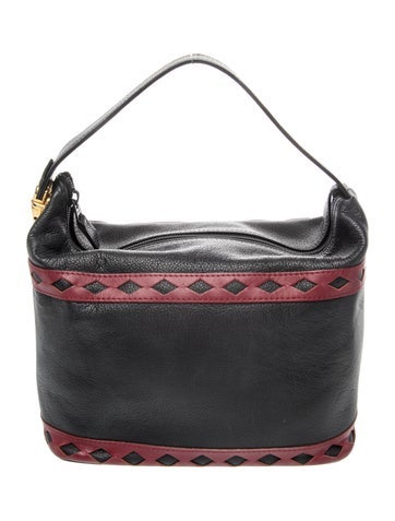 Leather Cutout Diamond Vanity