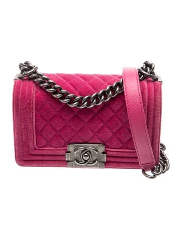 Small Velvet Boy Bag