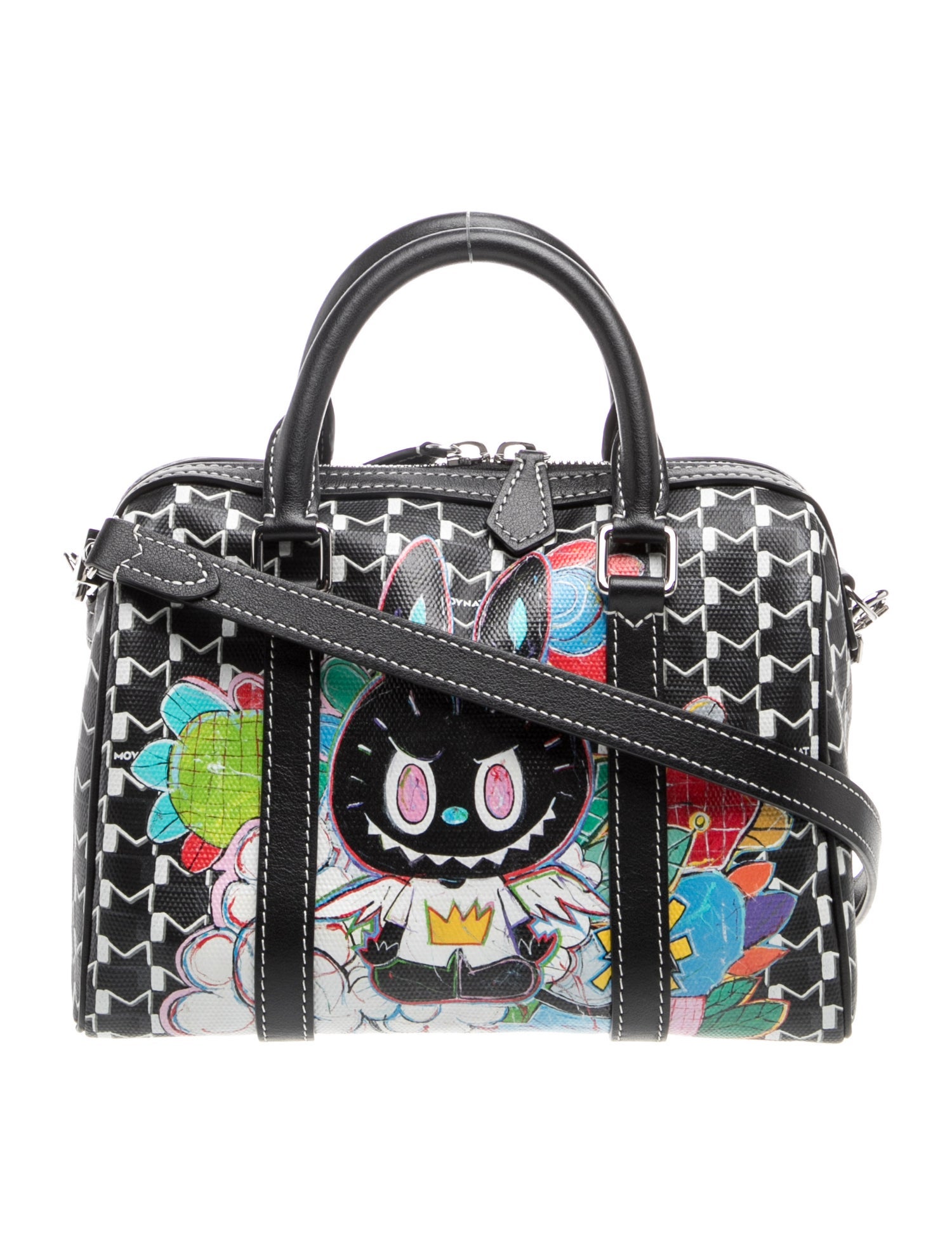 Moynat Leather Kasing Lung Labubu Mini Top Handle Bag Mini