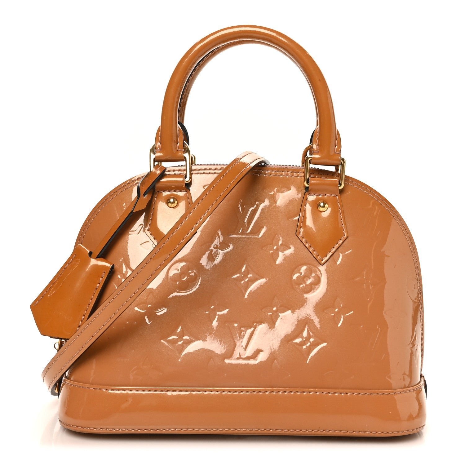 Louis Vuitton Vernis Alma BB Rose Velours