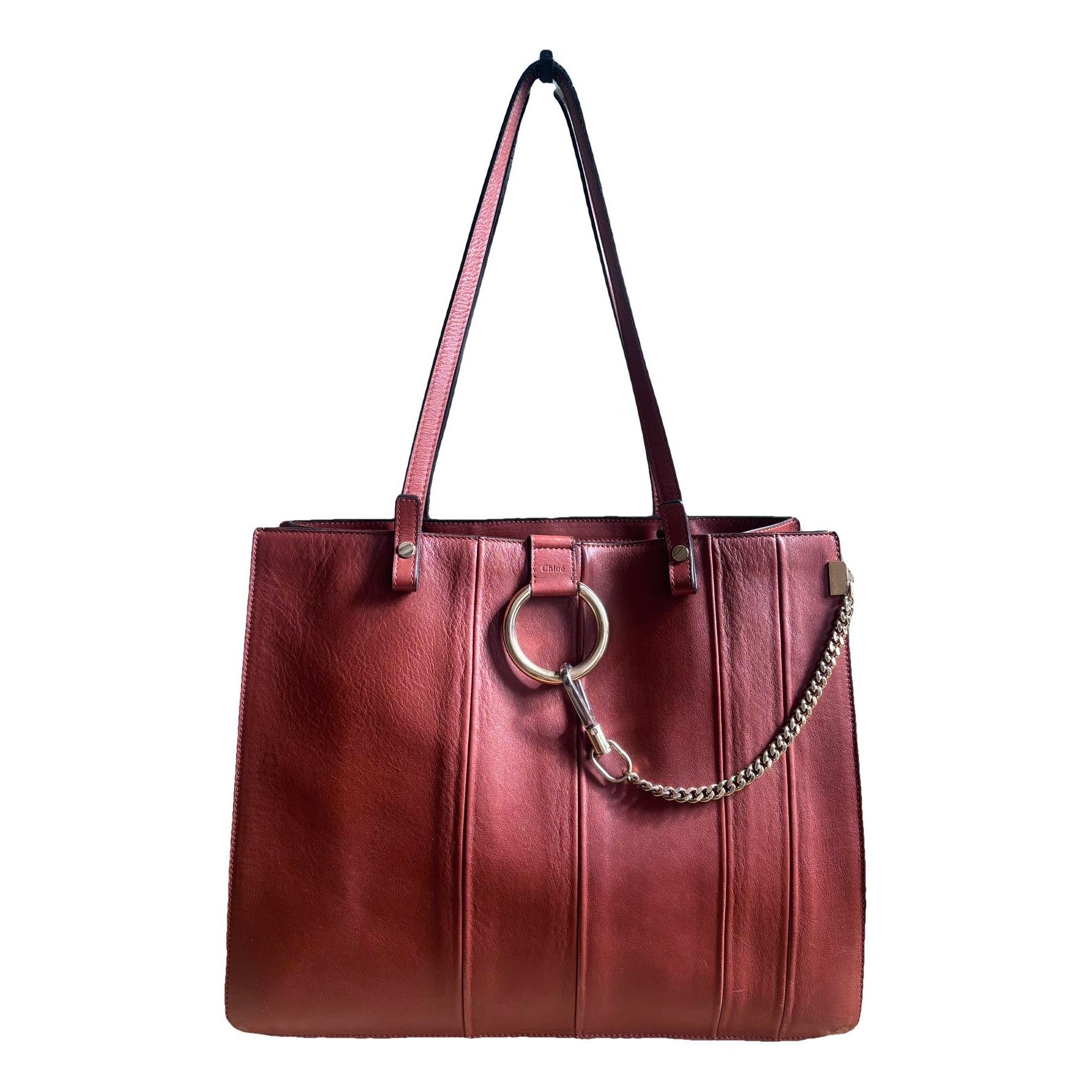 Faye leather tote