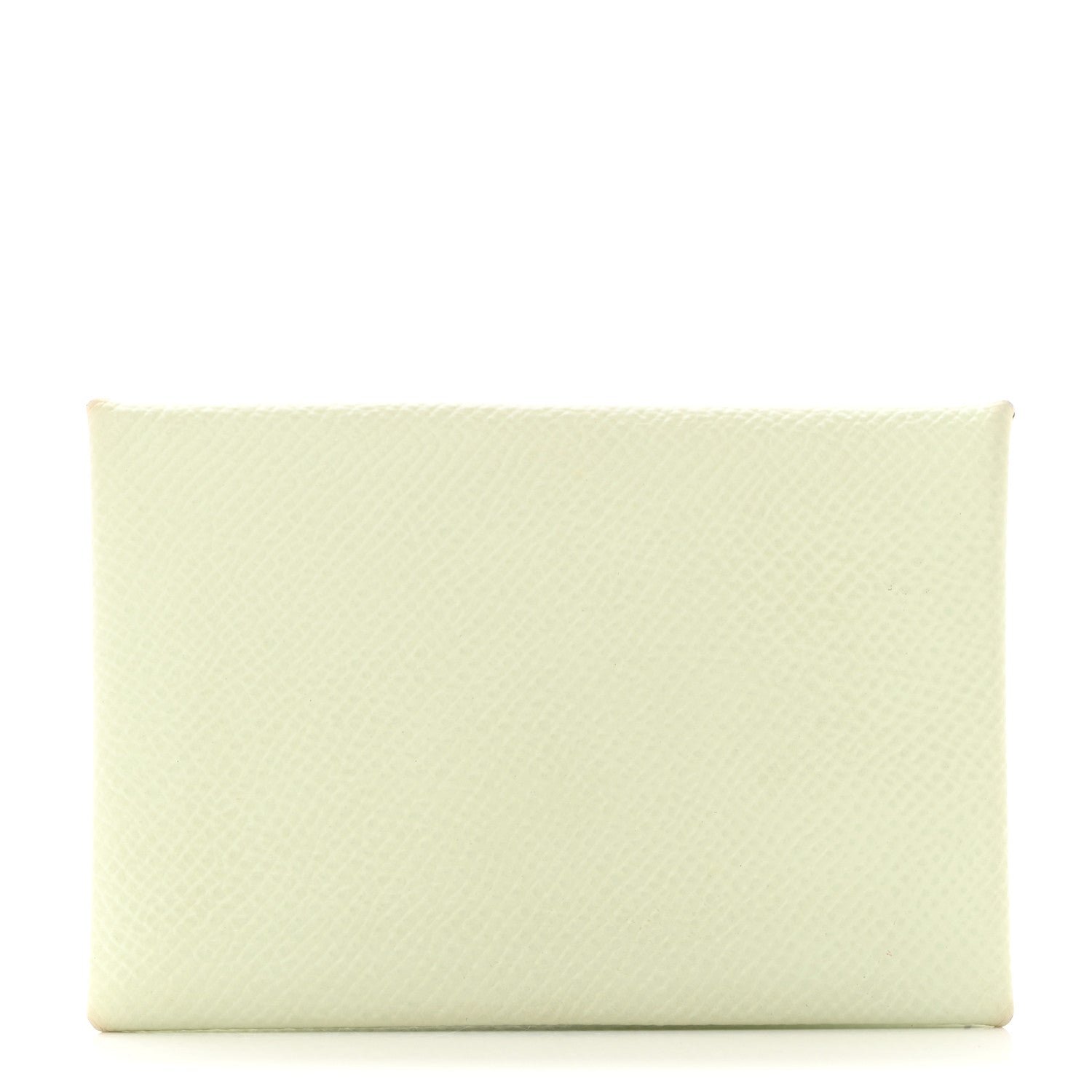 Hermes Epsom Verso Calvi Duo Card Case Vert Fizz Vert Yucca