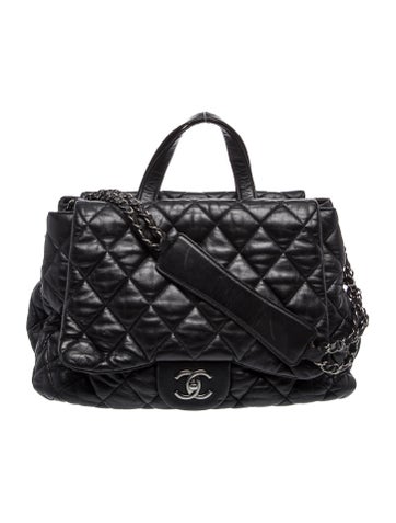 Double-Sided Flap Accordion Tote