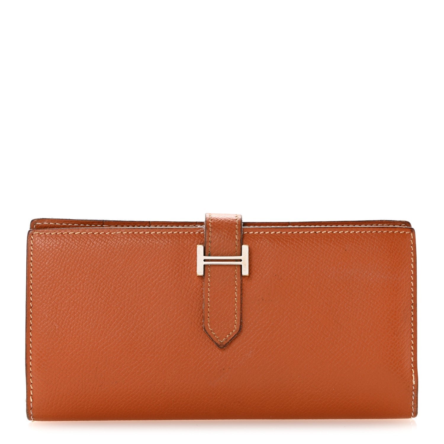 Hermes Epsom Bearn Gusset Wallet Gold