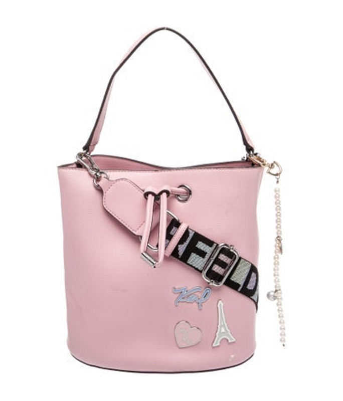 Karl Lagerfeld Lagerfeld Leather Top Handle Bag