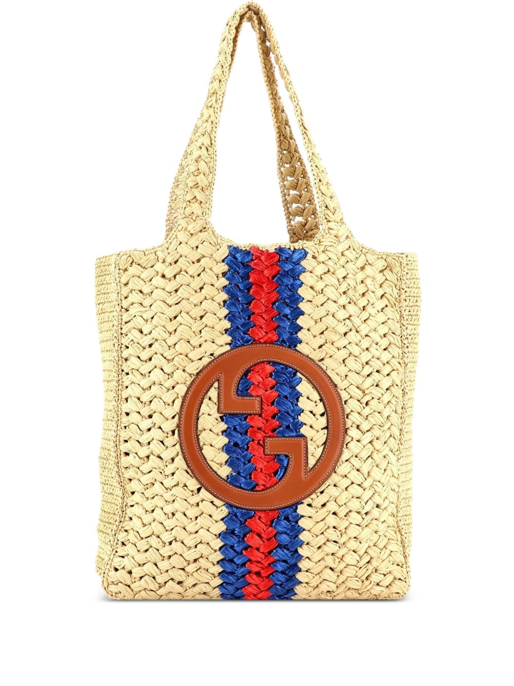 Blondie NM Open Raffia Small tote bag
